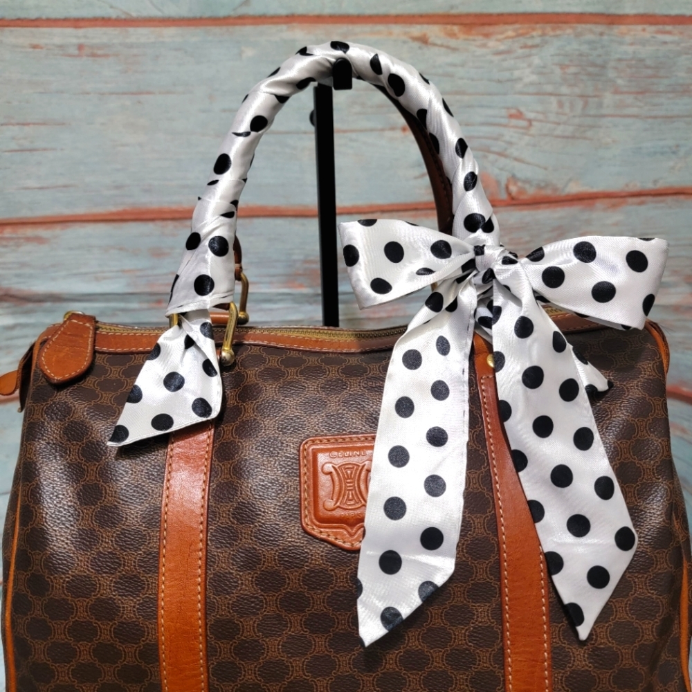 2pcs STYLISH POLKA DOTS TWILLY SCARF - Picture 1 of 3